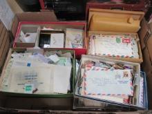 Large Lot of Vintage Envelopes and Stamps