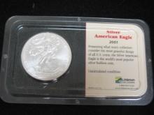 American Eagle Silver Dollar-  UNC- 2001