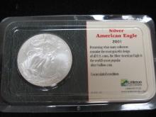 American Eagle Silver Dollar- UNC- 2001