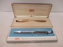 Vintage Cross Gold-Filled Pen and Chrome No. 3504 Soft Tip Pen in Original