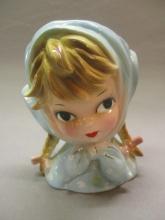 5 1/2" Inarco E-2523 Vintage Lady Head Vase Made in Japan