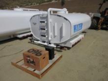 New Unused 2,100 Gallon Water Truck Tank,