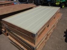 New Unused 7' Corrugated Galvalume Metal Roofing,