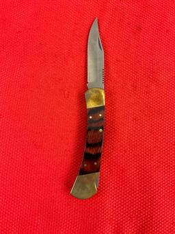 2 pcs Knife Assortment. Vintage Sears 3.5" Lockback Knife 95752 & Coleman 4.5" 2000004897. LNIB. ...