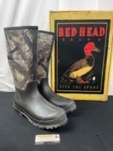Red Head Brand Waterproof Boots, Mens Size 13, Camo finish