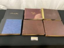 Group of 6 Record Books w/ records incl. Ginny Simms, Frank Crumit, Bing Crosby, US Army Band & M...