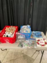 Arts & Crafts Lot w/ Massive amounts of Beads & Jewelry Making + Paints & Stamps