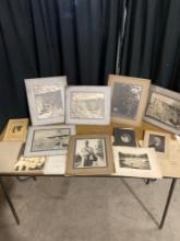 Assorted 1900's - 1930's Ephemera incl. mainly Photos, Documents & Letters - See pics