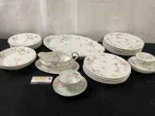 Vintage Theodore Haviland China, seems to be two patterns, approx 25 pieces