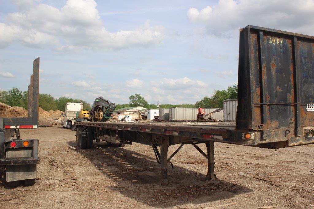 1994 Great Dane 48' Steel Flat Bed Trailer, VIN 1GRDM9627RM00