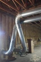 Quick Clamp, Dust Pipe, All Installed Dust Pipe from Blowers to Equipment,