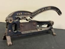 Antique Iron Tobacco Cutter - The Prize Cutter By S. Lee