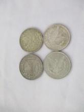 US Silver Morgan Dollars all 1921 5 coins