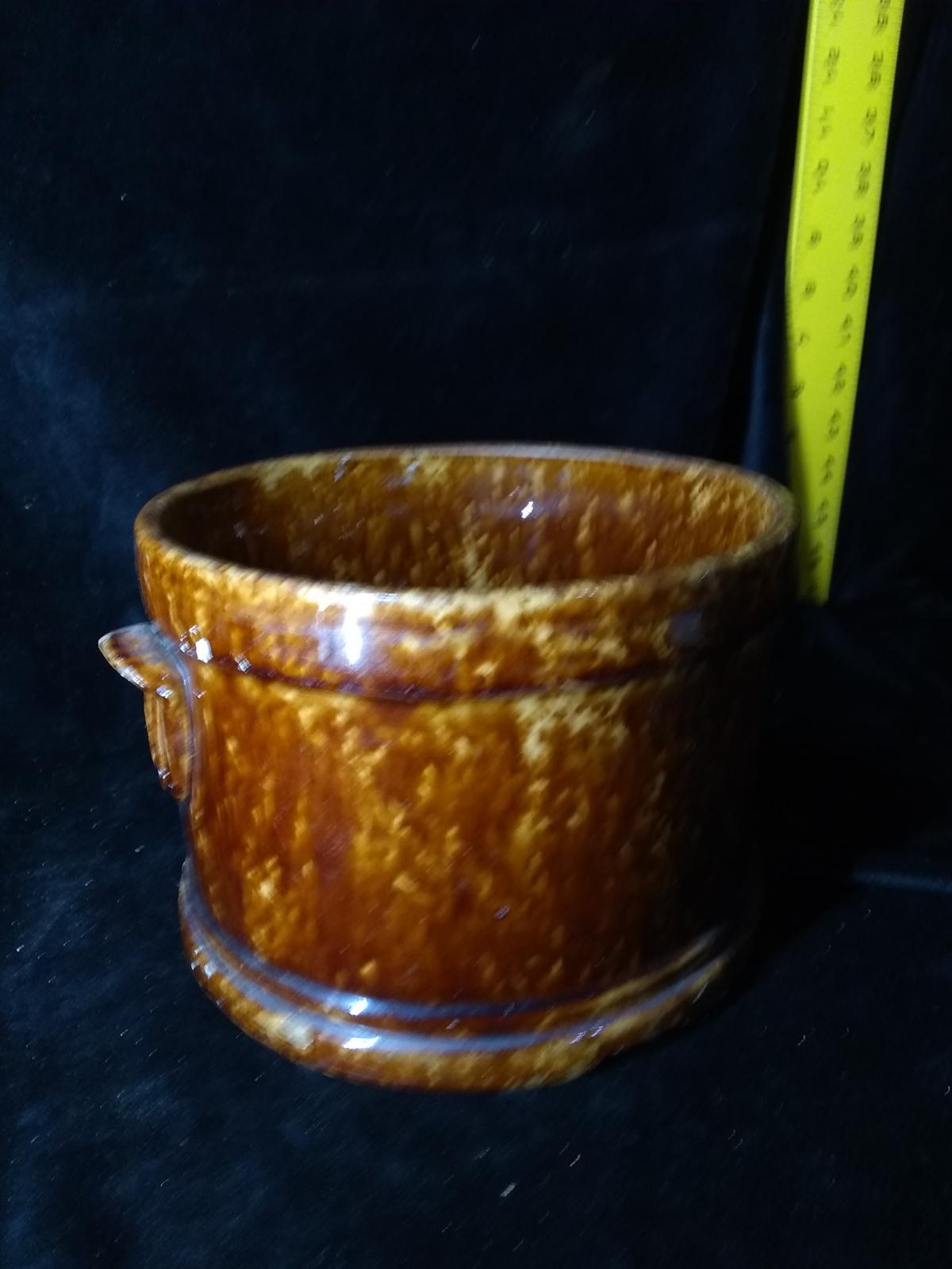 Antique Bennington Pottery Speckle Glazed Pot
