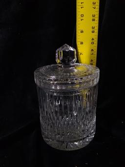 Lead Crystal Storage Jar