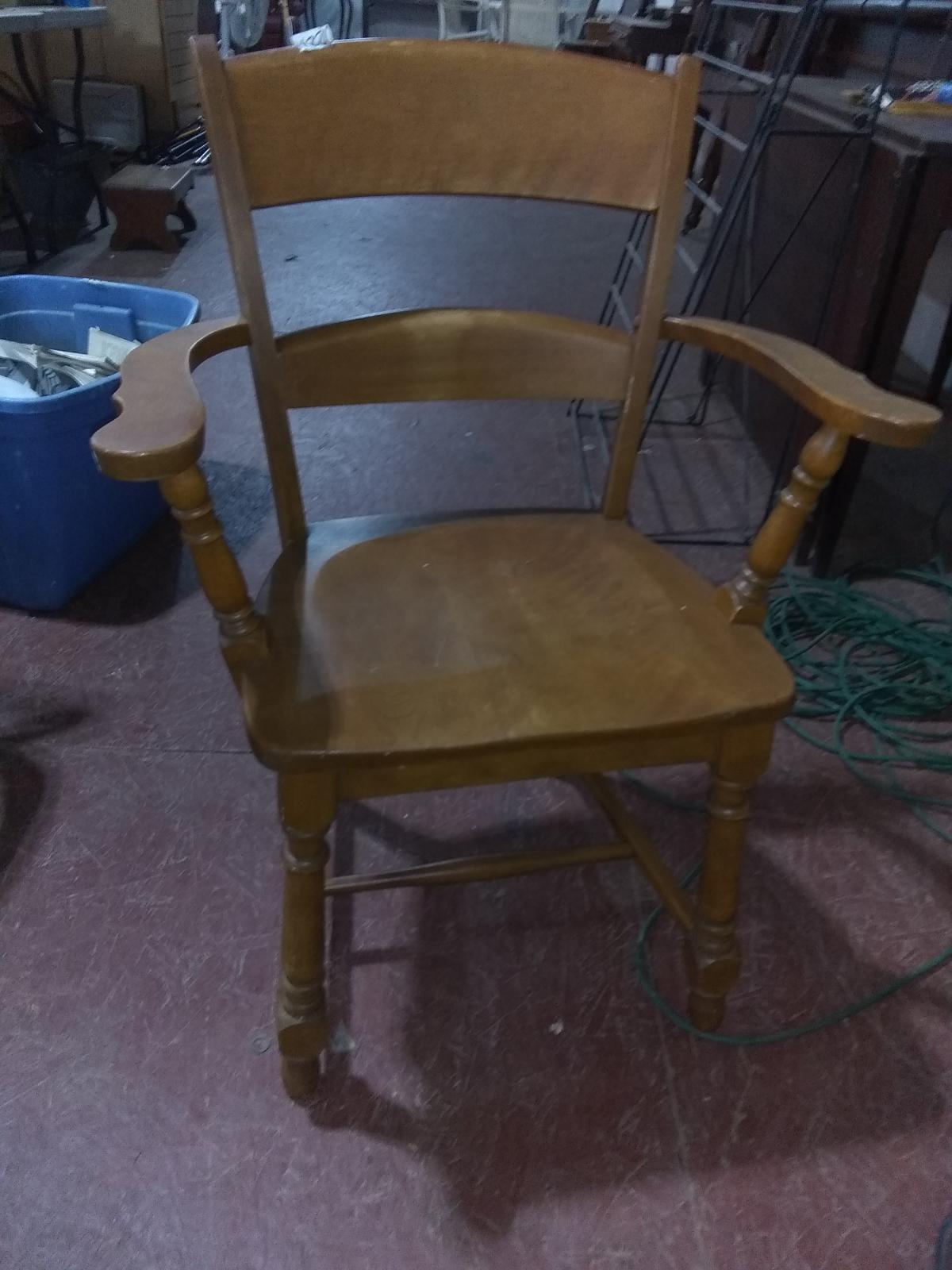 Vintage Oak Arm Chair