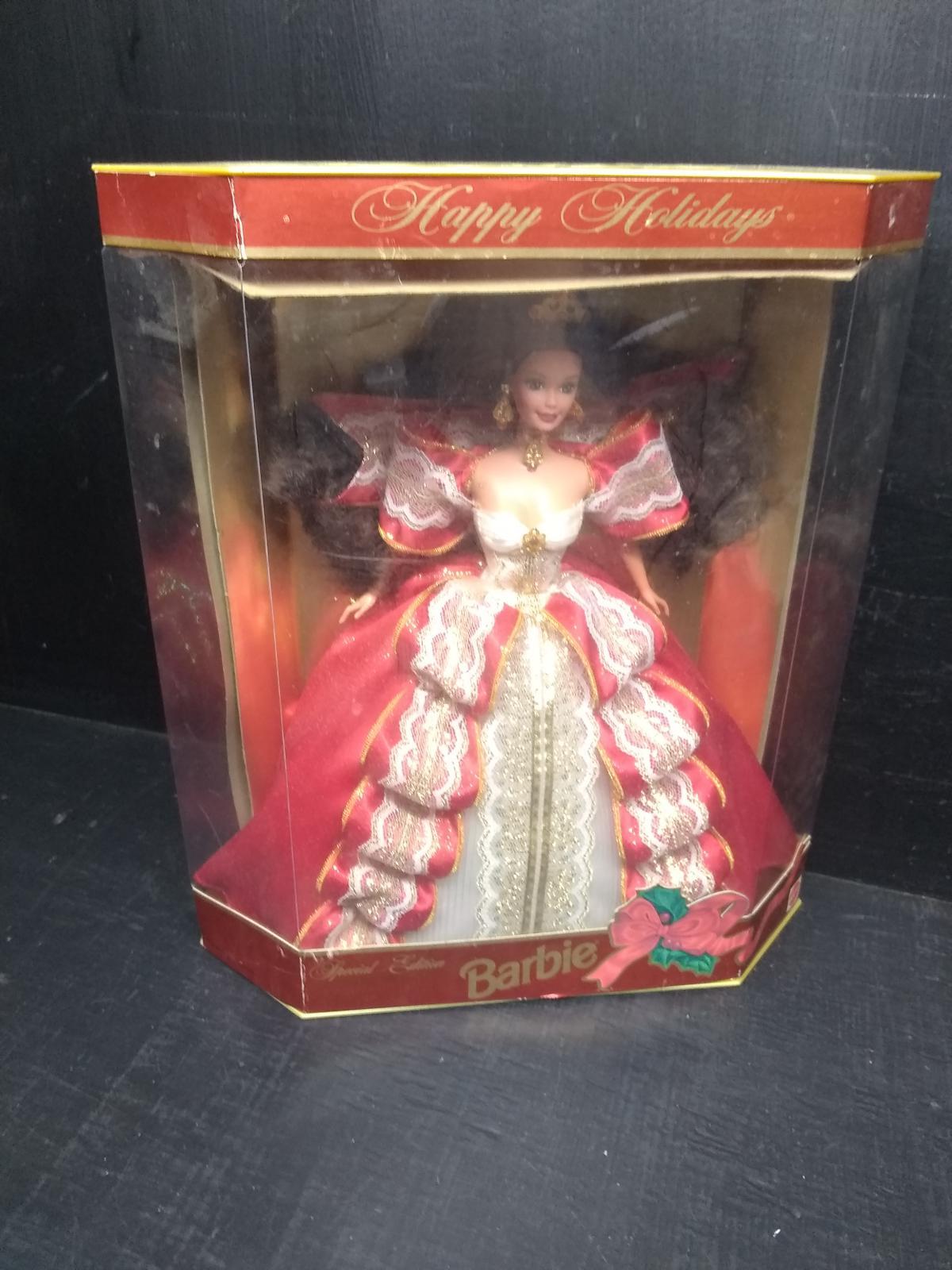 1997 10th Anniversary Happy Holidays Barbie-NEW