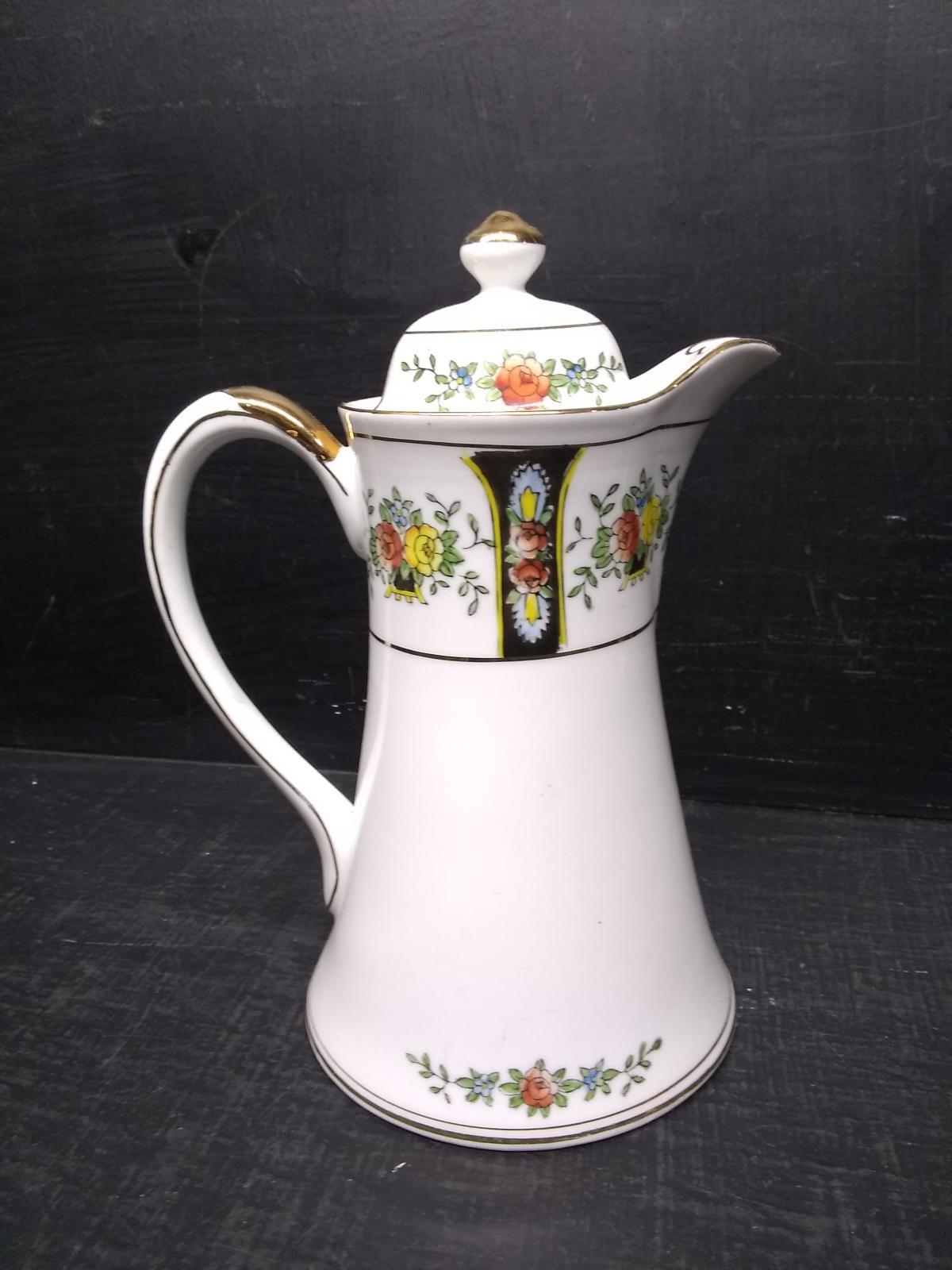 Hand painted Noritake Covered Pitcher