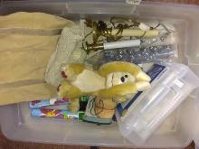 BL-Purses, Plush Monkey, First Aid Kit, Shower Rings with Tote