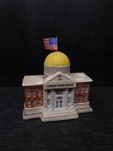 1993 County Courthouse Ceramic Figure