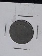 Coin-1900 "V" Nickel