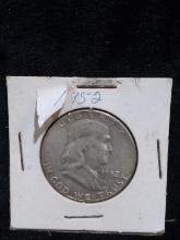 Coin-1952 Benjamin Franklin Half Dollar