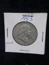 Coin-1953 Benjamin Franklin Half Dollar
