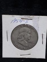 Coin-1954 Benjamin Franklin Half Dollar