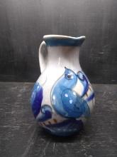 Contemporary Pottery Creamer -Blue Bird