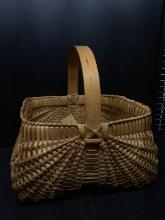 Split Oak Woven Handle Basket