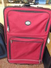 BL-Ciao Red Canvas Rolling Suitcase