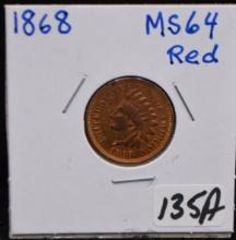 1868 INDIAN HEAD PENNY