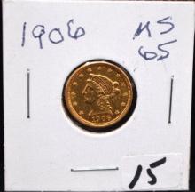 1906 $2 12 LIBERTY HEAD GOLD COIN