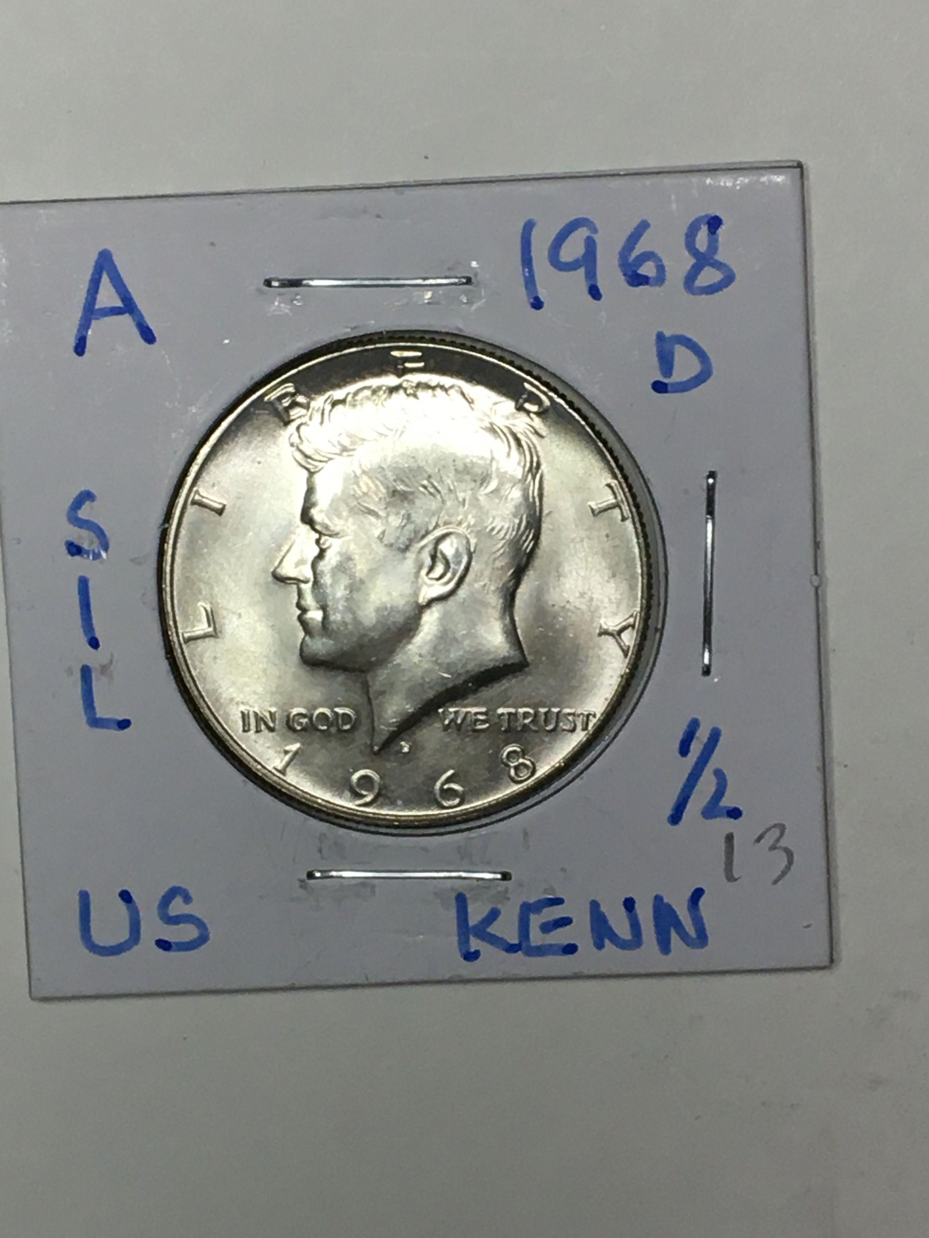 1968 D Kennedy Half Dollar