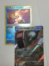 Pokemon Card Lot Mega Rare Iron Treads E X And Radiant Greninja Rare Holos Mint Pack Fresh