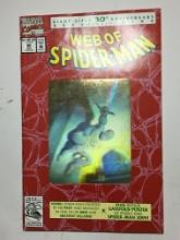 Marvel Comics Spiderman Holo Cover Web Of Spiderman #90