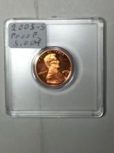 Lincoln Cent Proof 2005 S Red Cam 70? In Plastic Case