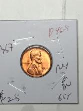 Lincoln Wheat Cent 1946 S Red Gem High Grade Beauty