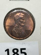 1976 P Lincoln Memorial Cent Coin