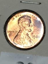 1981 P Lincoln Memorial Cent Coin 