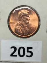 1982 D Lincoln Memorial Cent Coin 