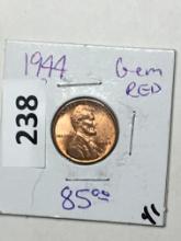 1944 P Lincoln Wheat Cent Coins 