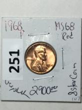 1968 P Lincoln Memorial Cent Coin 