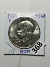 1974 P Eisenhower Clad Dollar