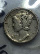 1927 D Silver Mercury Dime 