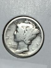 1924 P Silver Mercury Dime 