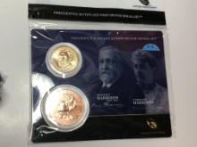 Harrison Presidential Dollar With 1st Spouse Medal
