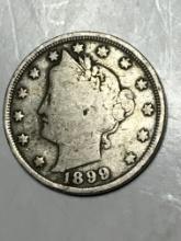 1899 Fine Liberty Nickel