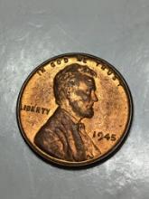 1945 P Lincoln Cent