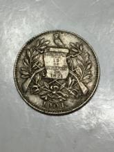 1901 1 1/2 Reale Guatemala